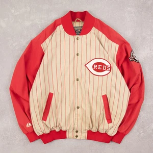 Chaqueta Bomber Vintage Años 80 Cincinnati Reds XL Hecha en Corea Para Hombre Béisbol - Imagen 1 de 10