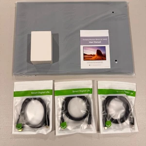 18" QLED Portable Monitor 2K 2560×1600 144Hz HDR 500nits USB-C HDMI Gaming Displ - Picture 1 of 12