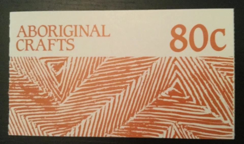 AUSTRALIA 1987 80c Aboriginal Crafts Booklet  CTO/VFU (A757) - image 1 of 2
