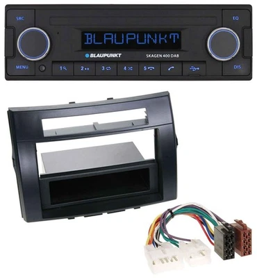 Blaupunkt DAB USB Bluetooth MP3 Autoradio für Toyota Corolla Verso 04-09 schwarz - Bild 1 von 4