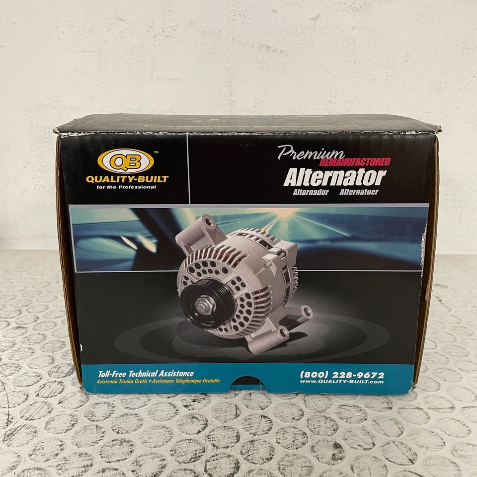 Quality Built 13586 REMAN Alternator 12V 130A 95–99 Mitsubishi Eclipse, 95 Expo - Image 1 of 4