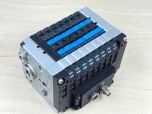 Festo CPV10-GE-FB-8, CPV10-VI Ventilverteilerbank mit (7) 161415 Ventilen - Bild 1 von 11