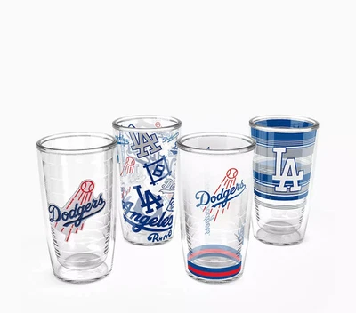 LOS ANGELES DODGERS, 4/PACK, 16oz, BOXED GIFT SET FROM TERVIS - Image 1 of 2