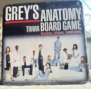 Grey's Anatomy Trivia Board Game Cardinal 2007 Complete New Sealed With Tear - Picture 1 of 4