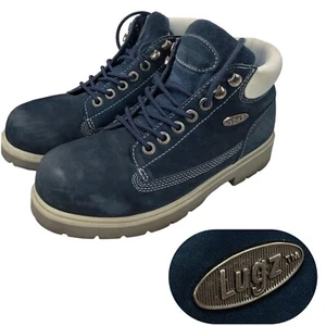 NY Lug Co Lugz Drifter LX Outdoor Boots Mens Sz 6.5 EU 39 Suede Lace Up - Picture 1 of 10
