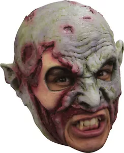 ADULTO SIN MANDÍBULA COMPLETA LÁTEX GORY ZOMBIE WALKER MÁSCARA DISFRAZ VESTIDO TB27561 - Imagen 1 de 1
