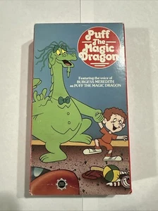Puff The Magic Dragon (VHS, 1985) 1978 Kids Burgess Meredith - Picture 1 of 8