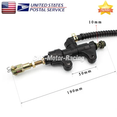 For Suzuki SV650 1999-2012 SV1000 2003-2007 CNC Rear Brake Master Cylinder Pump - Image 1 of 4