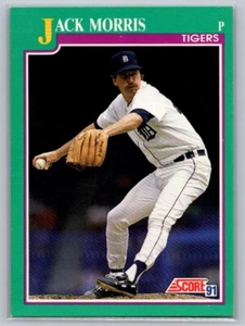 1991 Score Jack Morris #114 - Picture 1 of 2
