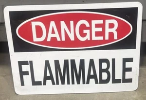 DANGER FLAMMABLE Sign by Global Industrial  - Picture 1 of 2