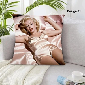Funda de Almohada Marilyn Monroe Ropa de Cama Personalizada Antiguo Hollywood Regalo de Cumpleaños - Imagen 1 de 3
