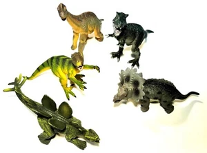 Dinosaur Toy Large Set Realistic Figures Toys Lot of 5 for Boys 3+ Kids Play-set - Picture 1 of 6