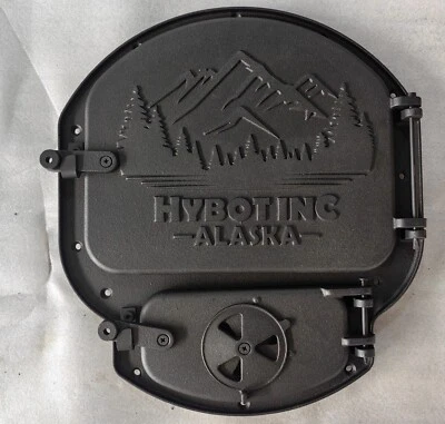 Cast Iron Wood Stove Door and Frame Only 17X15 - Image 1 of 4