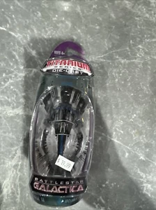 Colonial Viper Mark II Battlestar Galactica Titanium pressofuso 2007 Galoob nero - Foto 1 di 2