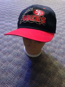 Vintage Rare San Francisco 49Ers  #1 Drawstring Apparel Hat - Bild 1 von 7