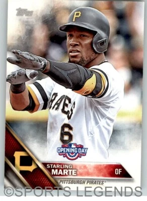 2016 Opening Day #136 Starling Marte - Image 1 of 2