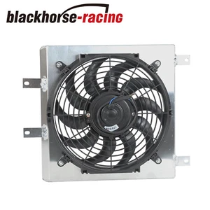For Radiator 1992-2000 Honda Civic EG EK EX DX Del Sol Aluminum Shroud 12" Fan - Picture 1 of 10
