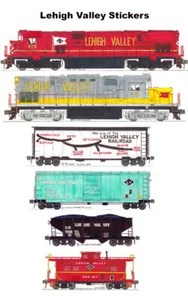 6 pegatinas individuales Andy Fletcher tren de carga Lehigh Valley - Imagen 1 de 1
