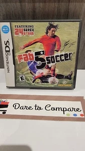 Fab 5 Soccer (Nintendo DS, 2008), RARO, Auténtico, Probado, Completo En Caja - Imagen 1 de 5