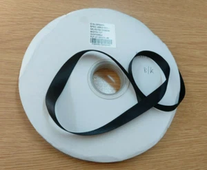 Cinta Poliéster Negra 1/2" Ancho aprox 91m/100 yardas - Imagen 1 de 2