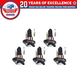 Set of 5 Ignition coil + Spark Plug Compatible with 02-05 Chevy Trailblazer GMC - Picture 1 of 1