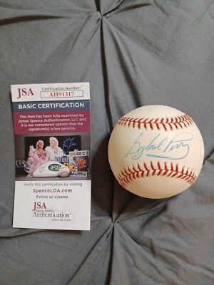 GAYLORD PERRY autographed signed Official baseball DECEASED JSA COA HOF - Image 1 of 4