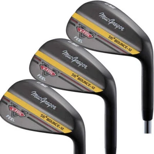 MacGregor Golf V Foil Black Wedge Set of 3 / 52 Gap 56 Sand 60 Lob Wedge - Picture 1 of 4