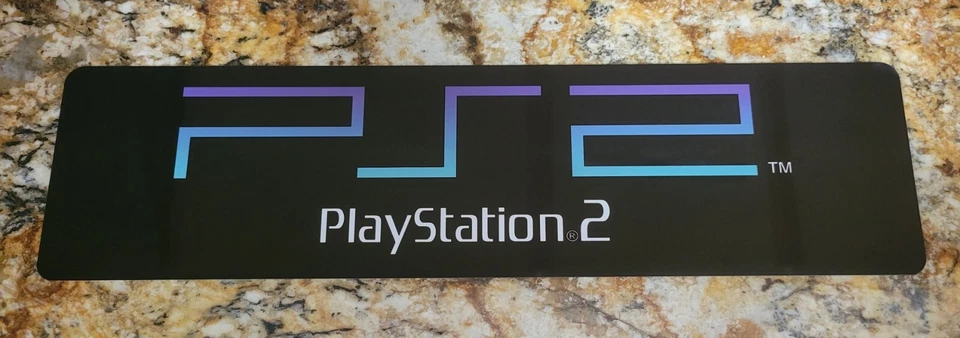 Letrero aluminio logo PS2 6x24" Foto 1 de 1