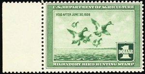 RW4, Mint NH $1 Duck Stamp SCV $300 - Stuart Katz - Picture 1 of 1