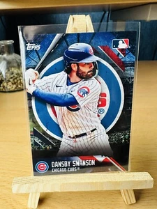 DANSBY SWANSON CHICAGO CUBS 2023 TOPPS MLB LONDON SERIES BASE CARD - Picture 1 of 2
