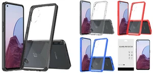FOR OnePlus Nord N20 5G Slim Bumper Case Phone Cover + Tempered Glass - Picture 1 of 6