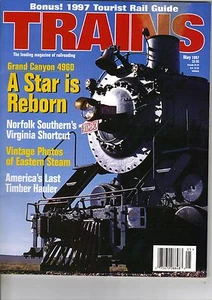 Revista Trains edición de mayo de 1997 Gran Cañón 4960 en la portada - Imagen 1 de 1