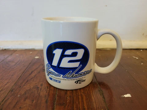 Ryan Newman 12 NASCAR Penske Racing Blue White Coffee Cup Cover