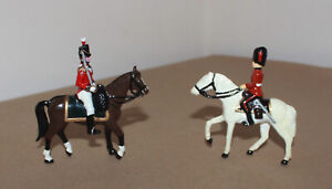 2 Ducal Tradition British Lancer Royal Army Cavalry & Mounted Officer on Horse