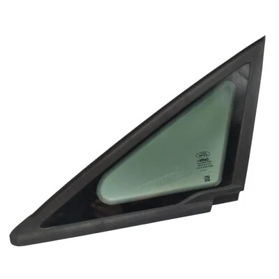 💎2013-2018 Ford C-Max pilar delantero izquierdo esquina ventilación puerta vidrio tintado negro OEM Foto 1 de 4