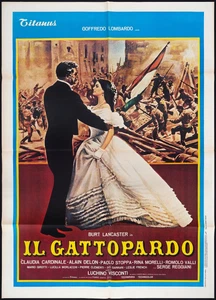 IL GATTOPARDO MANIFESTO VISCONTI BURT LANCASTER CARDINALE R-70S MOVIE POSTER 2F - Foto 1 di 1