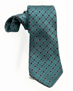 Corbata de seda hecha a mano JZ Richards Boulder diseñador geométrico Hall's Kansas City - Imagen 1 de 5