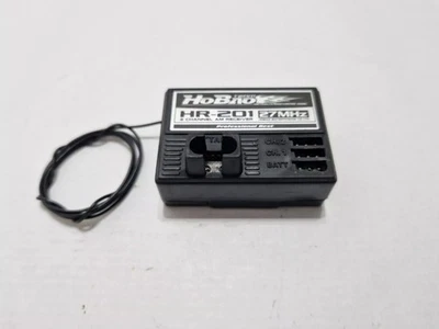 Hobao HR-201 AM 27MHz 2 CH Channel RC Radio Receiver Nitro Vintage Hyper Pirate - Image 1 of 4