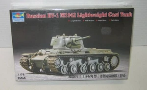 Trompetista 1/72 20MM SEGUNDA GUERRA MUNDIAL ruso KV-1 M1942 tanque fundido ligero 07233 - Imagen 1 de 2