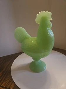 Jadeite Rooster With Nest - Picture 1 of 13
