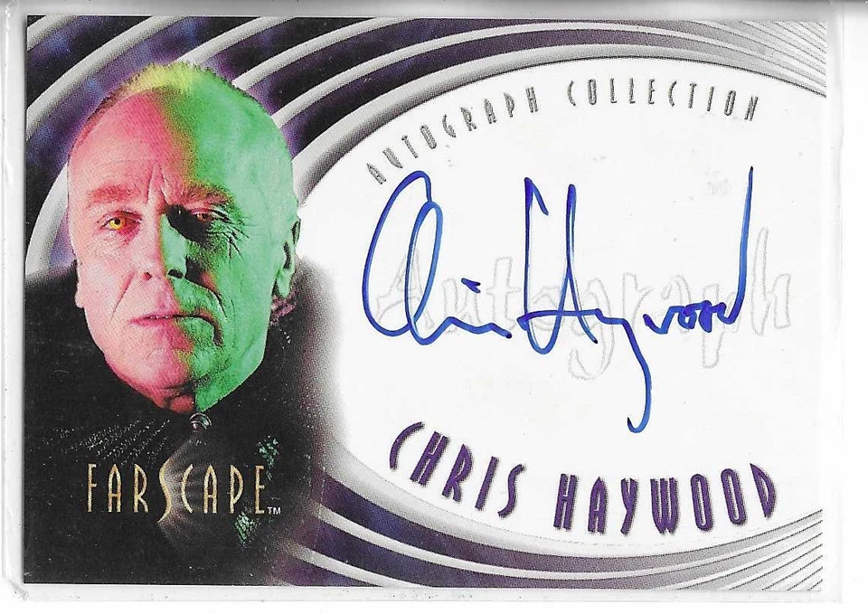 FARSCAPE 🪐 Season 2 Autograph Card #A11 Chris Haywood Rittenhouse 2001 - Image 1 of 1