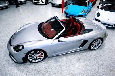 2023 Porsche 718 SPYDER Manual GT SILVER...3,513 Miles...Rare 6sp Manual - Image 1 of 4