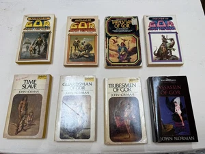 GOR Lot of 8 Paperback Books John Norman Vintage SciFi Fantasy - Picture 1 of 24