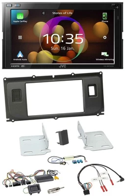 JVC DAB Lenkrad 2DIN Bluetooth USB Autoradio für Land Rover Evoque 11-13 Blindst - Bild 1 von 4
