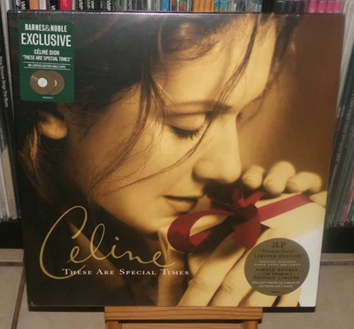 CELINE DION THESE ARE SPECIAL TIMES GOLD LP THE PRAYER O HOLY NIGHT AVE MARIA - Image 1 of 4