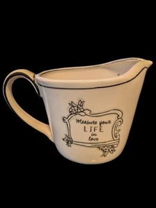 Katie Mandy Measure Your Life in Love Ceramic Measuring Cup (4 Cups / 1 Quart) - Picture 1 of 8