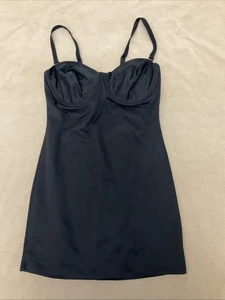 Bodyslimmers Slip 36C Nancy Ganz Black Underwire - Picture 1 of 4