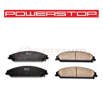 PowerStop Front Disc Brake Pad Set for 2005-2017 Chrysler 300 3.6L 5.7L V6 be Foto 1 de 4