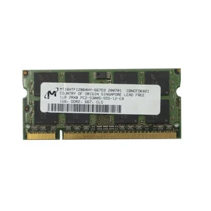 Micron Mt16htf12864hy-667d3 Ddr2 1Gb Pc2 667Mhz Sodimm Memory Module Ram - Picture 1 of 1