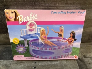 Vintage Barbie Pool Cascading Water Fountain Summer Fun! 2001 Bitte Lesen - Bild 1 von 8